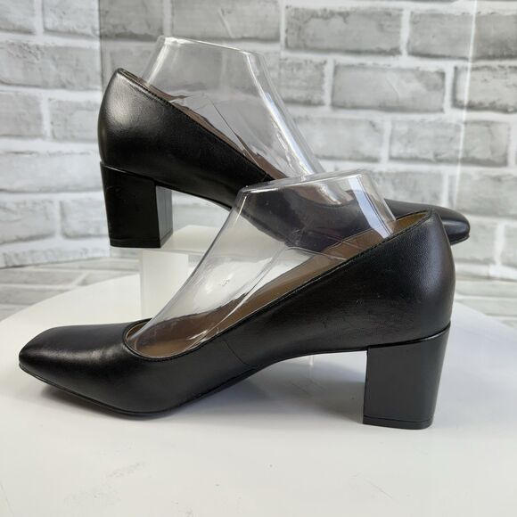 Naturalizer Karina Women’s Size 8.5 Black Leather Classic Comfort Pumps - Picture 4 of 12